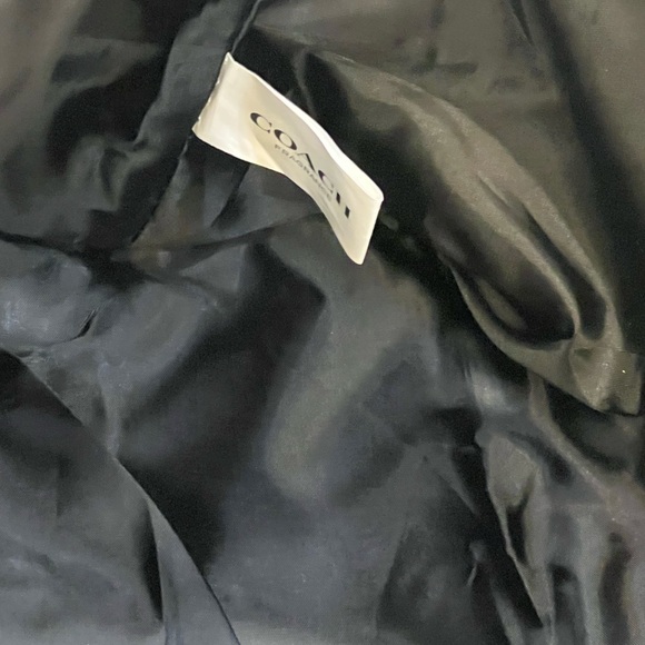 Coach Fragrance Tote Bag |  Metallic Silver Black | Overnight bag or Travel - Picture 5 of 7